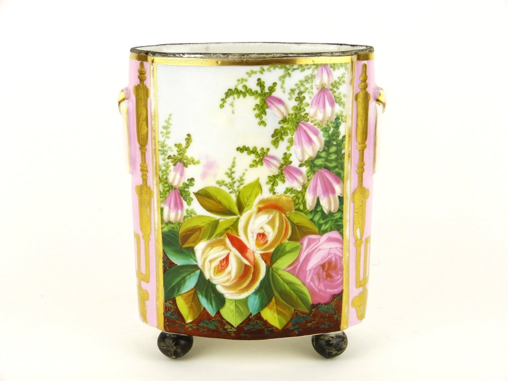 花瓶  - 瓷 - 老巴黎 #1.0