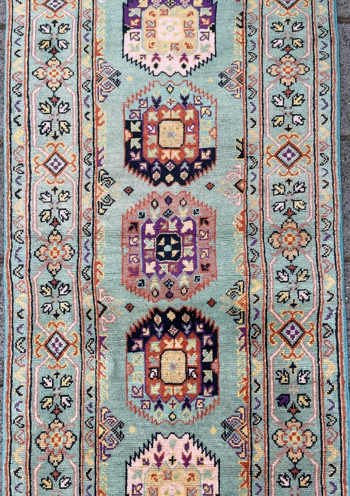 Afghaan Khorasan - neuf - non utilisé - fait main - laine - neuf - Tapis - 290 cm - 83 cm #2.1