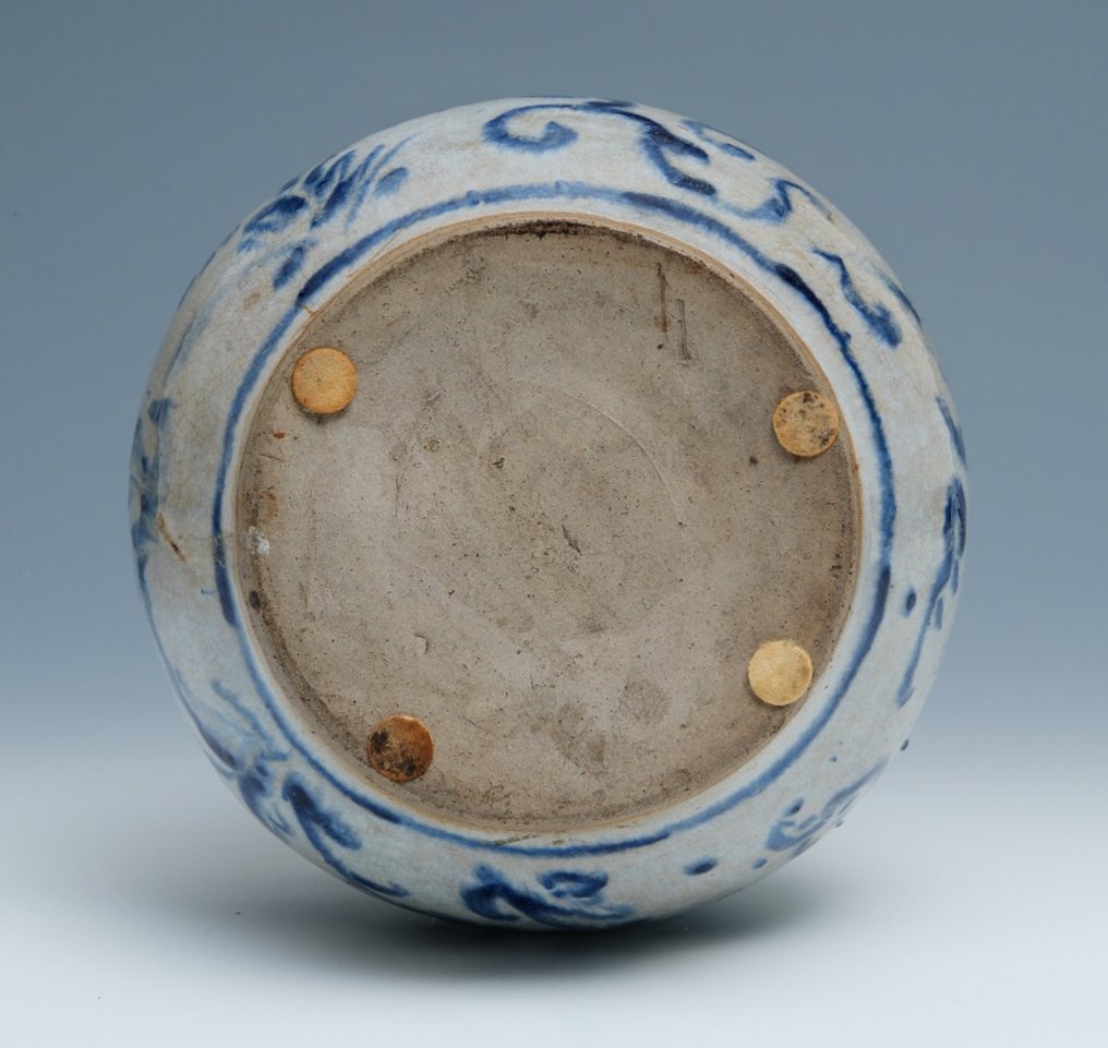 Pot - Keramiek - Ming Swatow blue & white #3.2