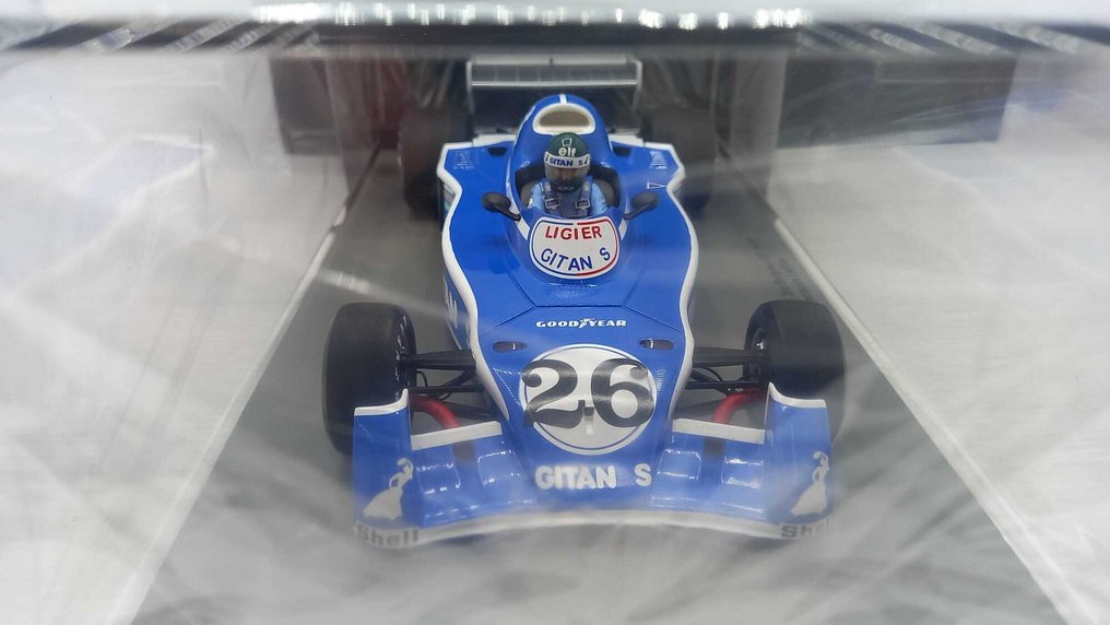 Sparkmodel 1:18 - Modelbil - Ligier JS5 Jacques Laffite Belgian GP 1976 - (cod.34) #1.0