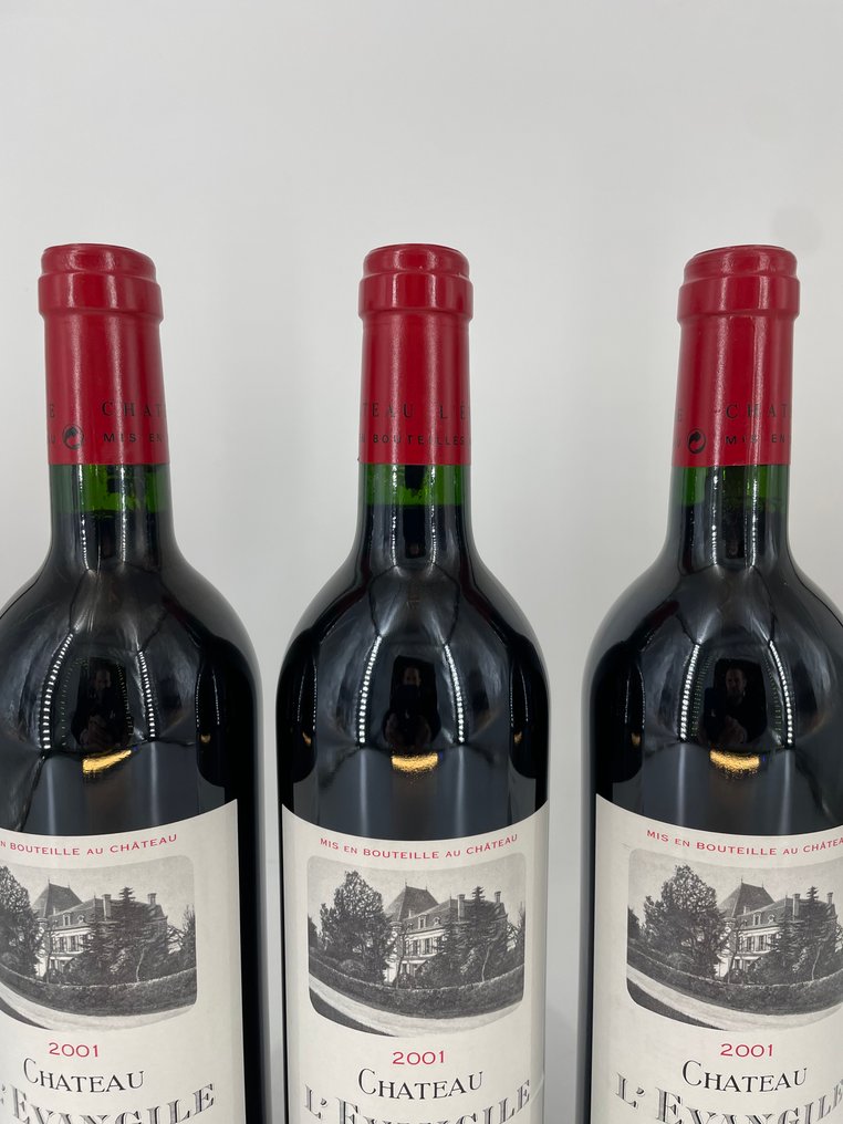 2001 Chateau l' Evangile - Μπορντό, Πομερόλ - 3 Î¦Î¹Î¬Î»Î· (0,75L) #2.1