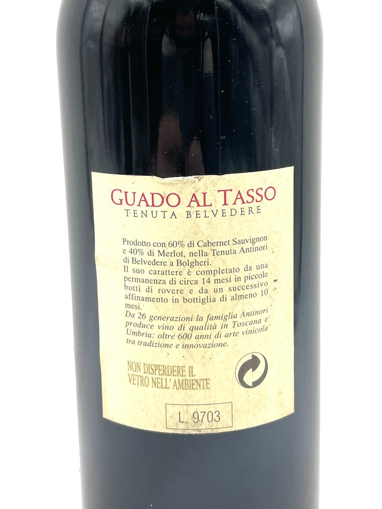 1995 Guado al Tasso - Bolgheri Superiore - 1 Bottle (0.75L) #3.2