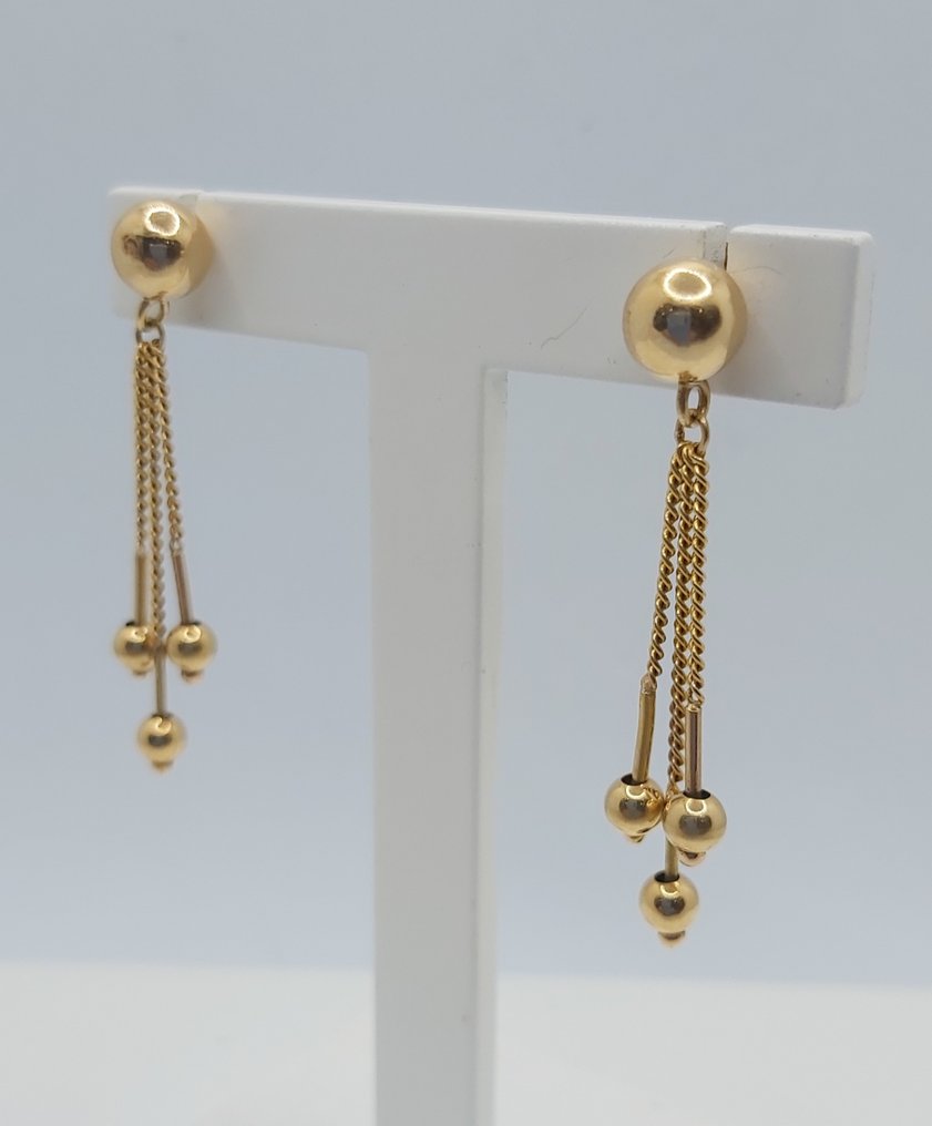 Drop fülbevaló - 19,2 kt. Sárga arany #1.0