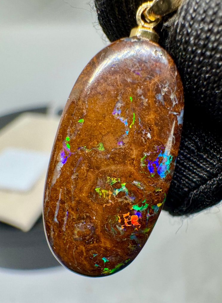 Opál Főggő - Magasság: 33 mm - Szélesség: 12.5 mm- 3.37 g - (1) #3.2