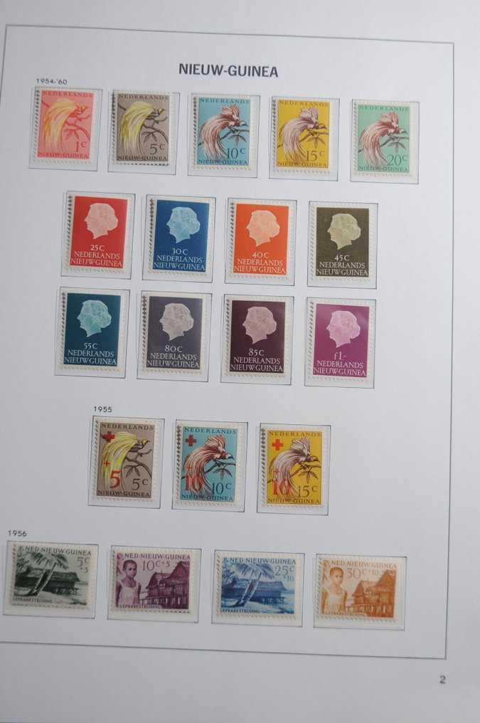 荷兰海外领土和印度尼西亚  - 在相册中的收藏，包含各种库存书和邮寄册（165张照片） #2.1