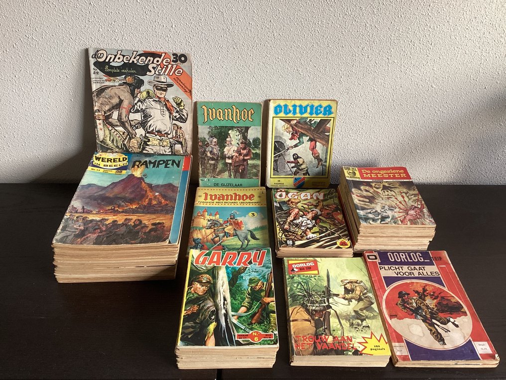 Daniel Boone, Pecos Bill, De Lone Ranger, De onbekende stille, Durango Kid, Beeldscherm Classics - 70 Album - First edition - 1956/1973 #1.0