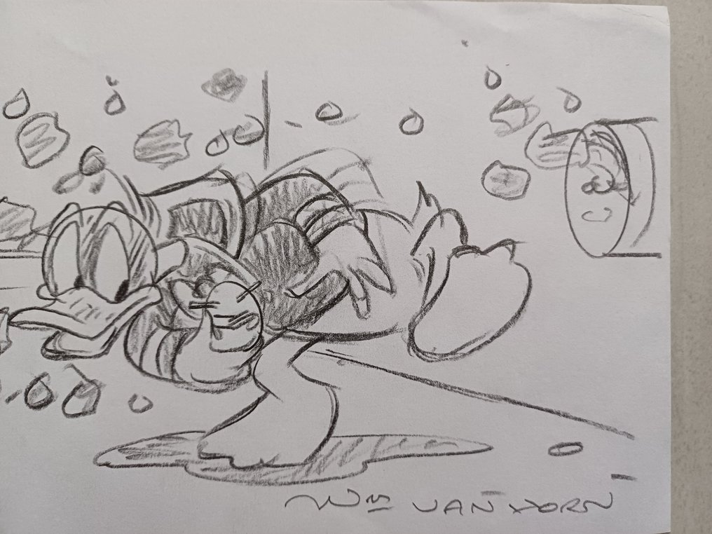 William Van Horn - Original drawing - Donald Duck - 2012 #1.0