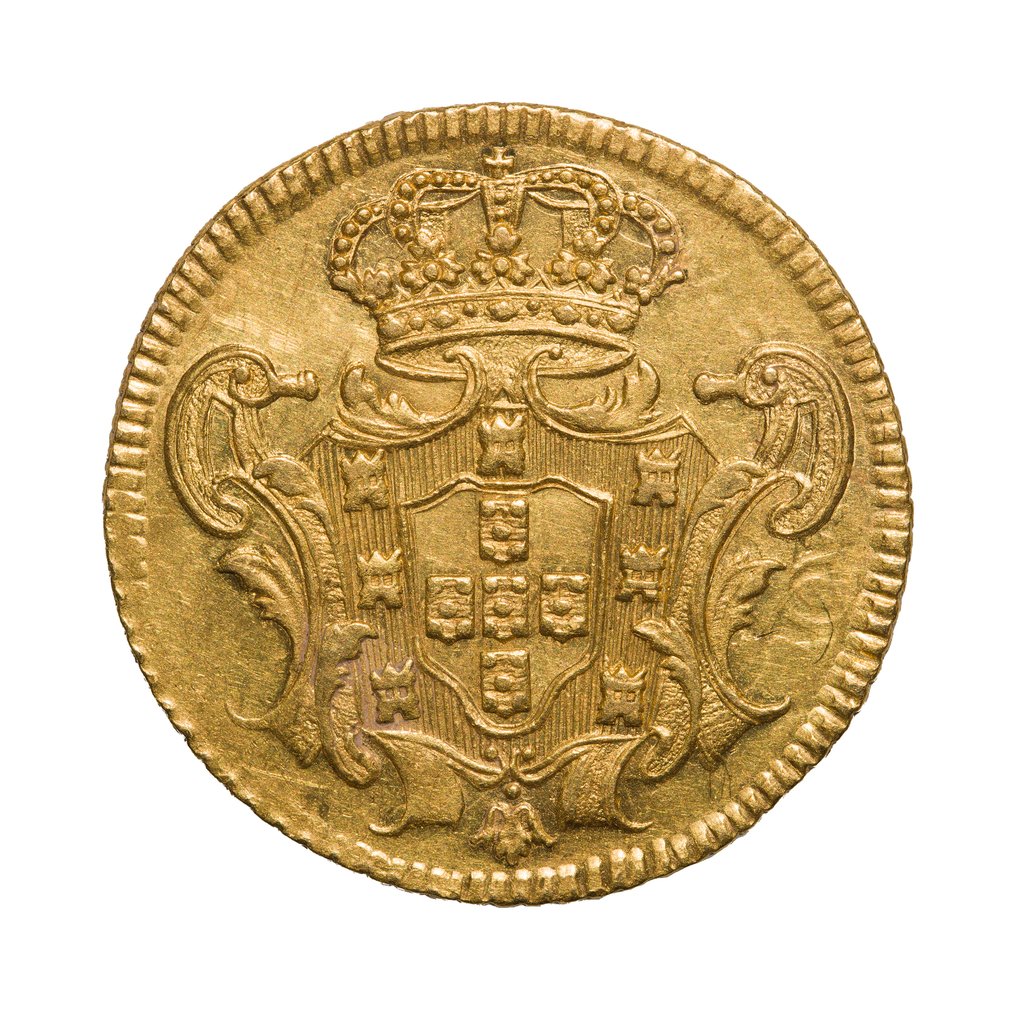 Brasil (koloni). D. João V (1706-1750). Peça (6.400 Reis) 1749 R - Rio de Janeiro - Rara #1.0