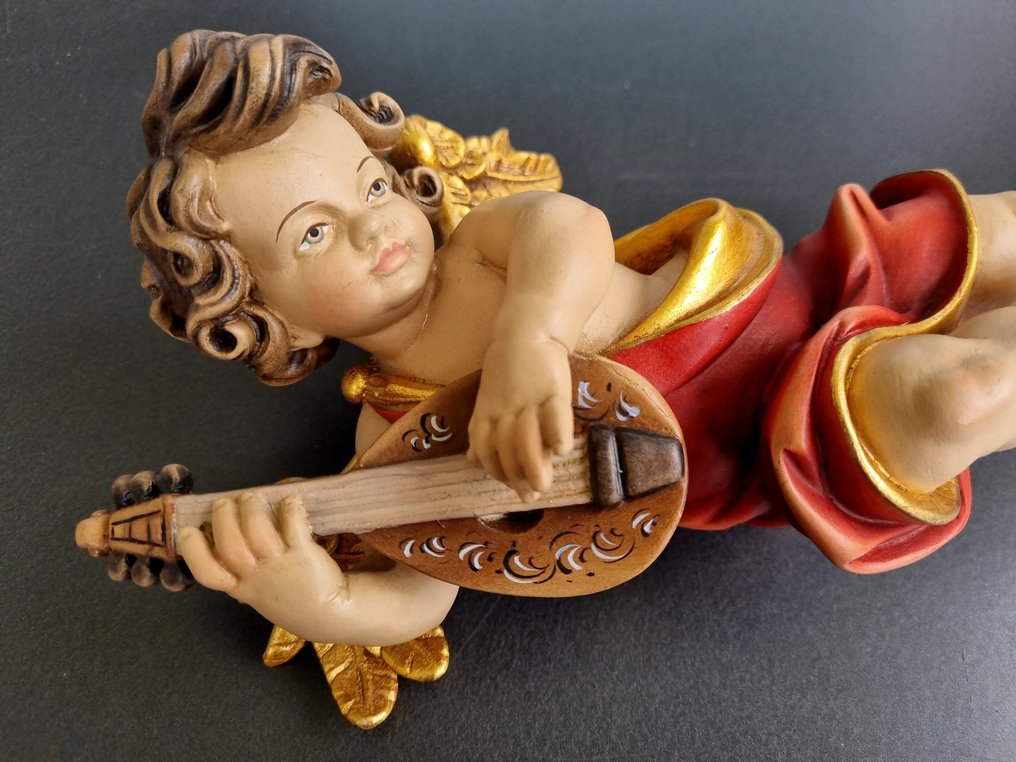 小塑像 - Südtirol Engel Putte ca. 28 cm - 木 #4.3