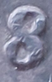 Nederland. Willem II. 1/2 Gulden 1848 met jaartalwijziging of 1848/47  (Ingen reservasjonspris) #3.2