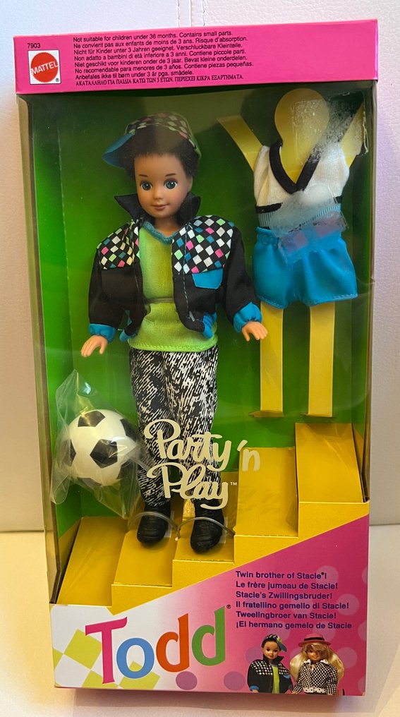 Mattel - Statuetta - Todd Party 'n Play - Plastica, Carta #1.0