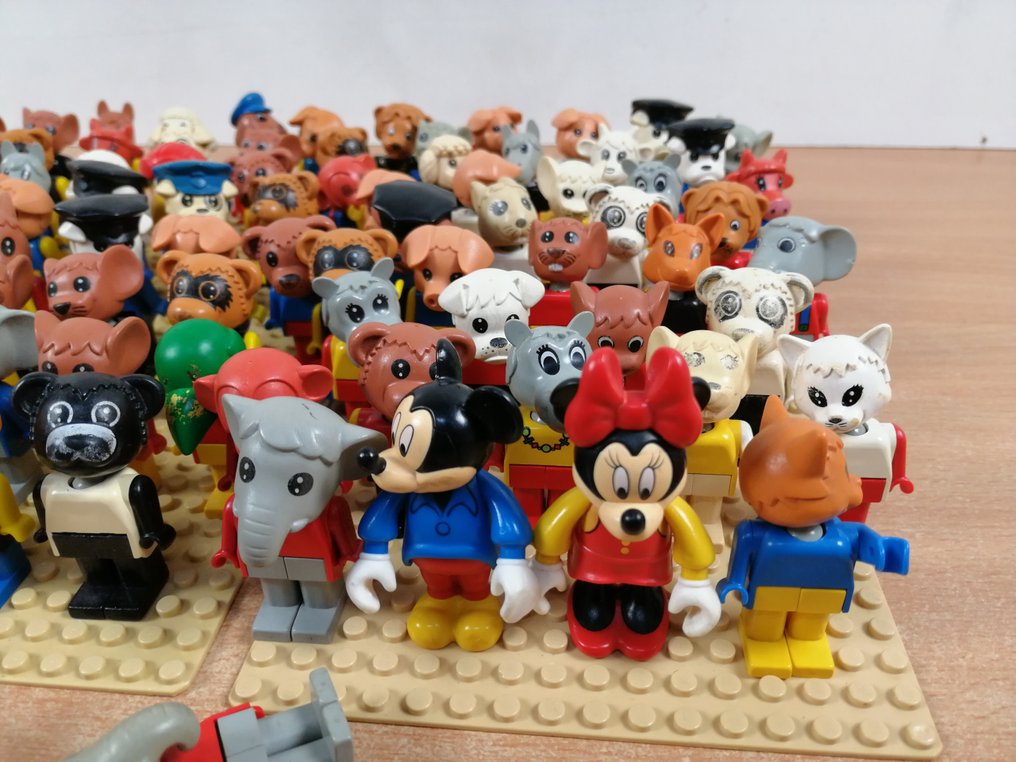 Lego - Minifigure - Fabuland poppetjes 100 stuks - 1970-1980 #3.2