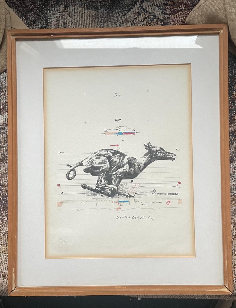 Vladimir Velickovic (1935-2019) - Vladimir Velickovic, Animals in Motion, Lithograph Signed in Pencil #2.1