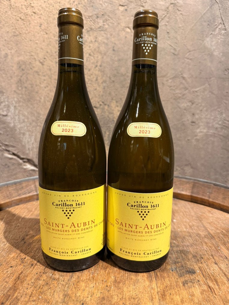 2023 Francois Carillon "Les Murgers des Dents de Chien" - Saint-Aubin 1er Cru - 2 Bottles (0.75L) #3.2