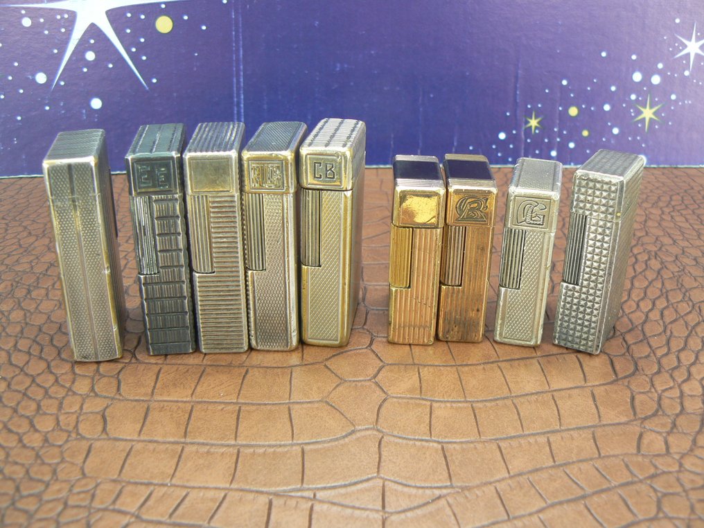 S.T. Dupont - Ligne 1 Dupont & Vinci - Αναπτήρας τσέπης - Επικαλλυμμένο με χρυσό, ασήμι ή κινεζική λακ. -  (9) #1.0