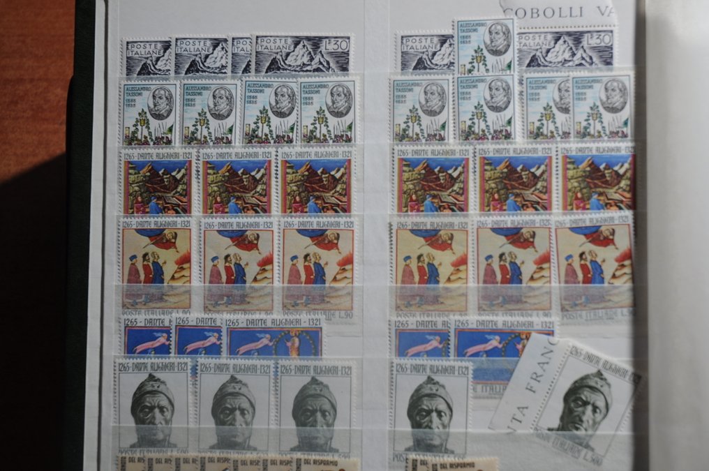 Ιταλία - Αποθέματα χωρίς γραμμογράφηση με ποσότητες σε 2 βιβλία αποθεμάτων (146 φωτογραφίες). #4.3