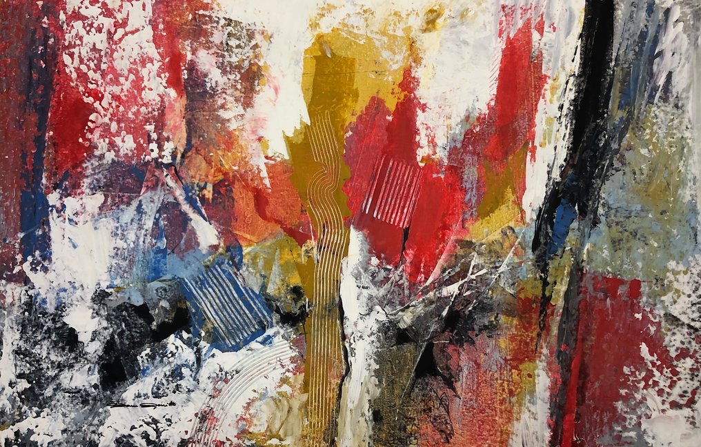 Dam Domido - Abstraction spontanée - 150 x 95  cm - No reserve price #4.3