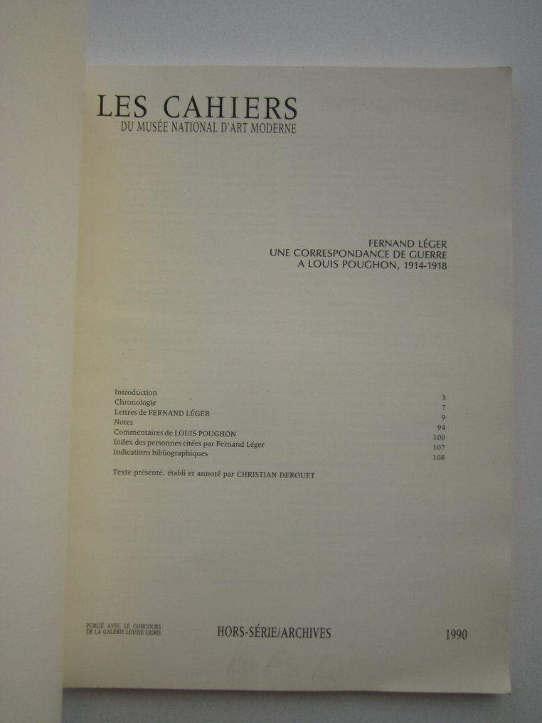 Fernand Léger - Une correspondance de guerre - 1990 #3.2