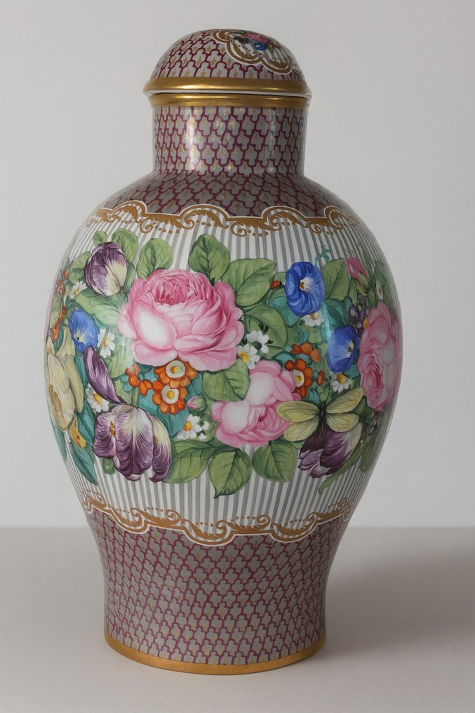 Joseph Wackerle / Nimphenburg - Βάζο με καπάκι - 881 2 - Πορσελάνη #1.0