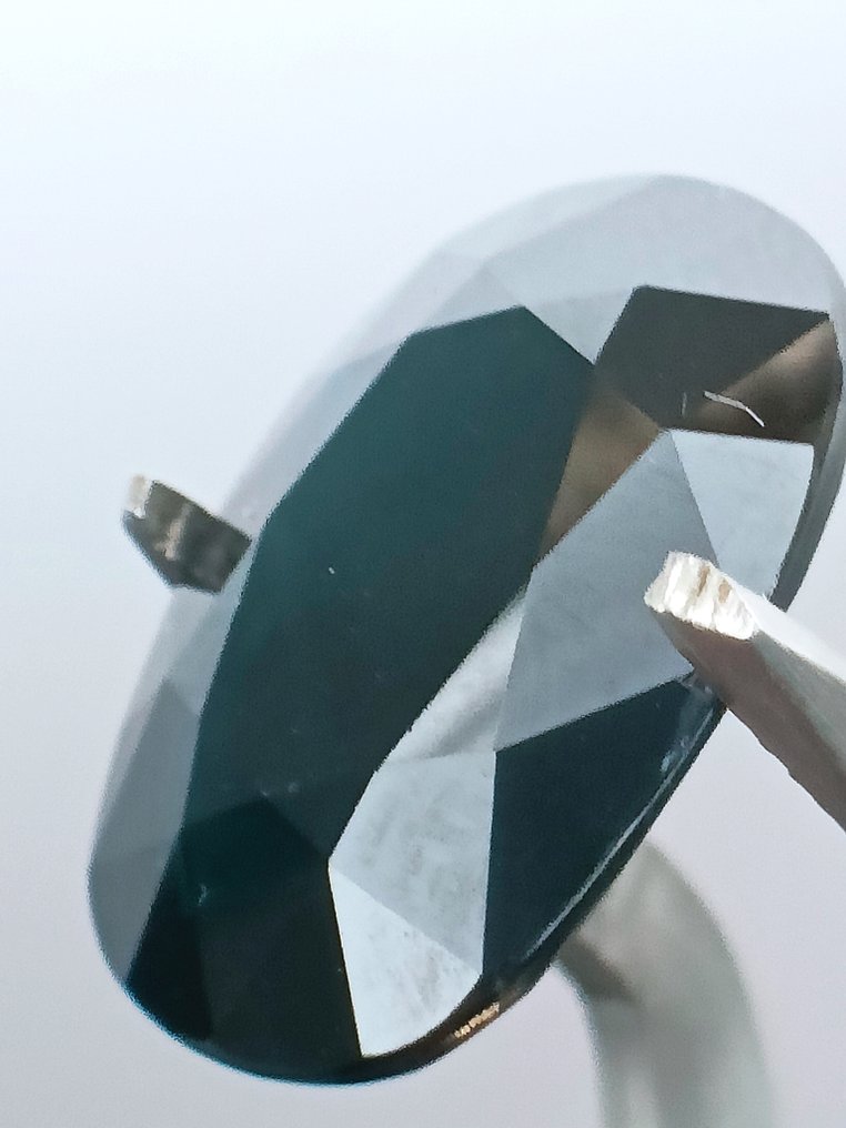 没有保留价 - 1 pcs  蓝色 蓝宝石  - 12.85 ct - 莲花宝石实验室 #1.0