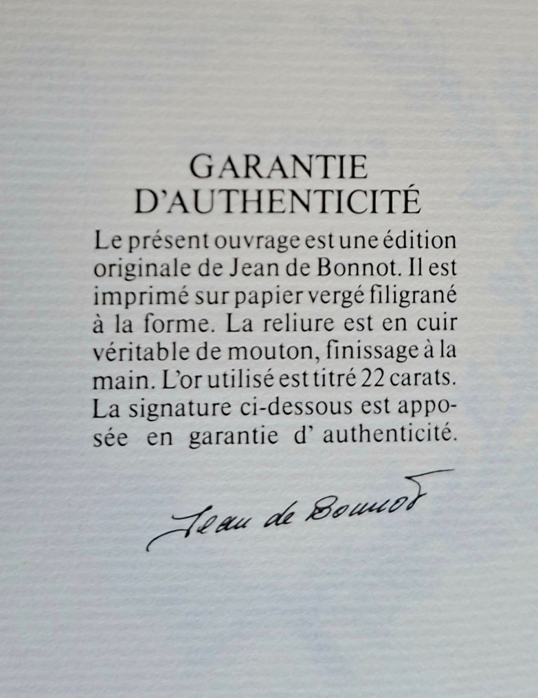 Charles Maurice de Talleyrand - Mémoires Authentiques + Lettres à Napoléon (Edition grand luxe or 22 carats) - 1989 #2.1