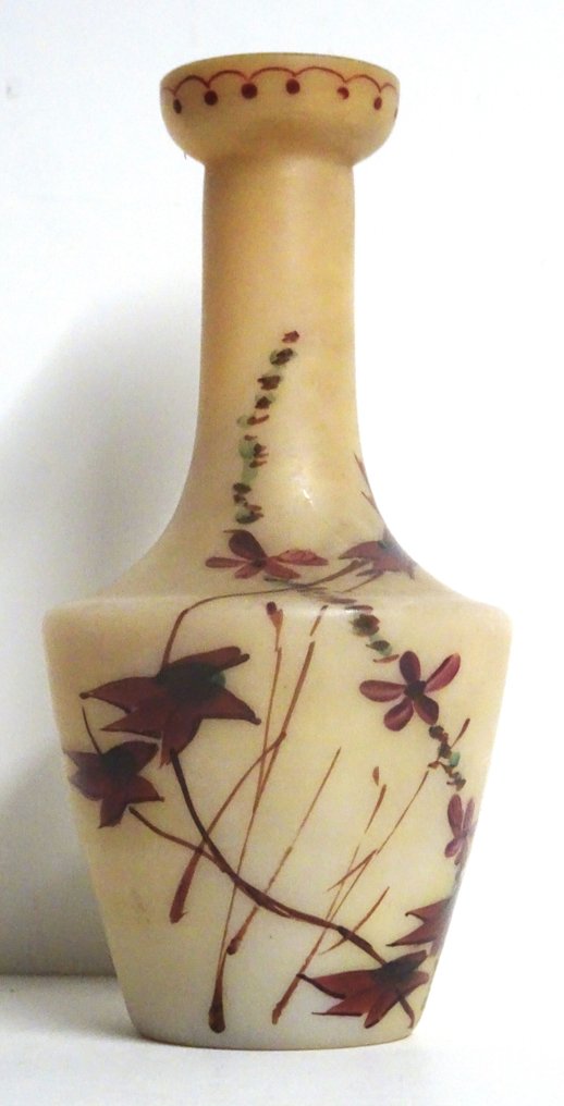 Βάζο - Pate de verre σε εμαγιέ. - Μινιατούρα βάζο (13 εκ.) #1.0