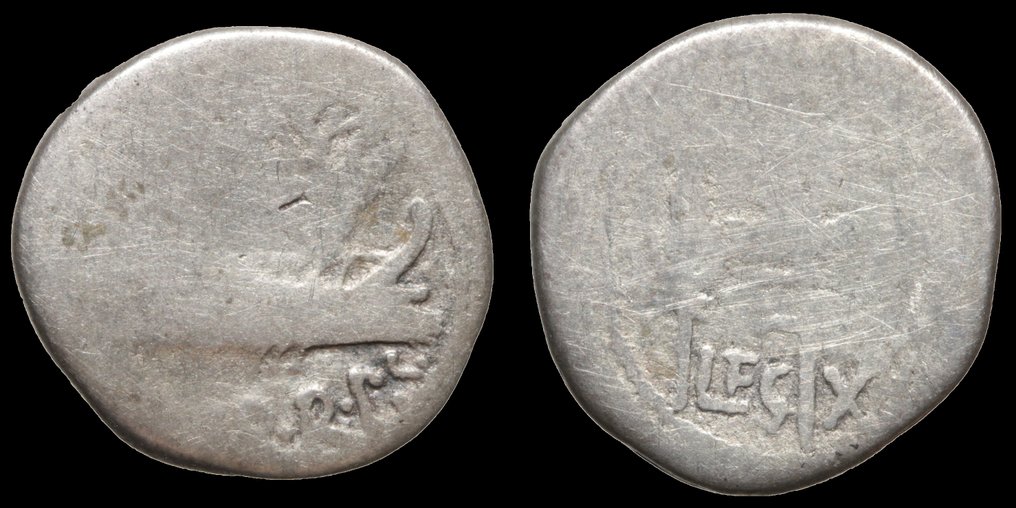 Ρωμαϊκή Δημοκρατία. Mark Antony. Denarius moving mint (χωρίς τιμή ασφαλείας) #1.0