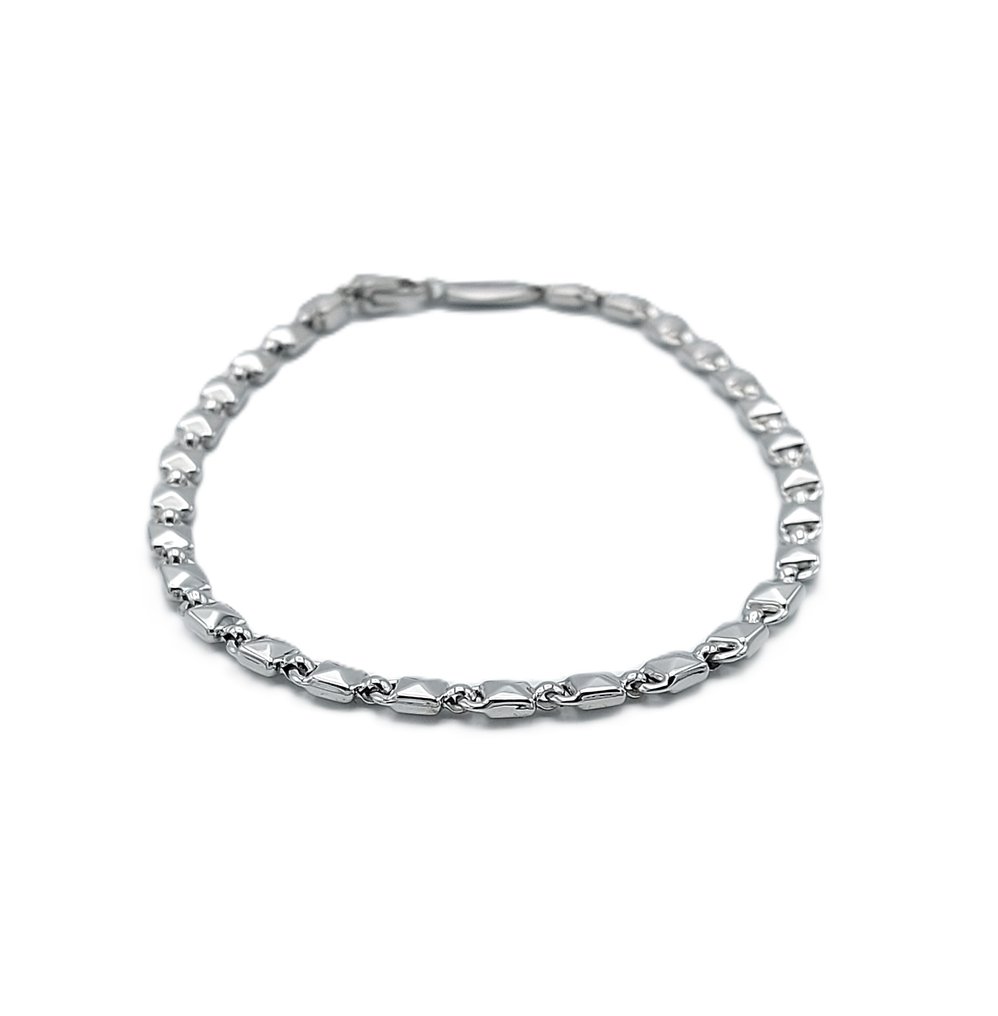 手镯 - 18K包金 白金 #1.0