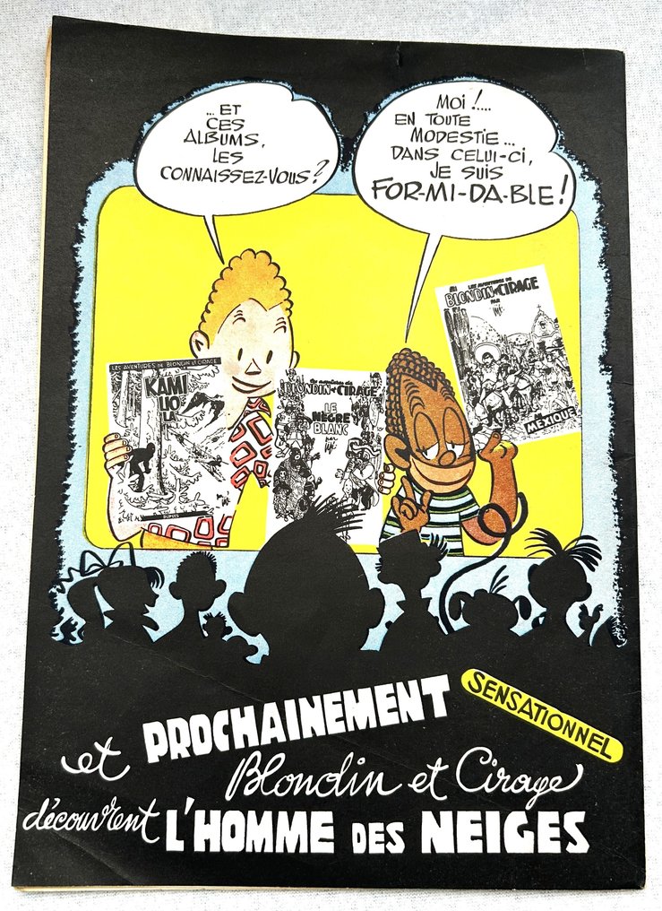 Blondin et Cirage T8 - Silence on tourne ! - B - 1 Album - First edition - 1954 #1.0