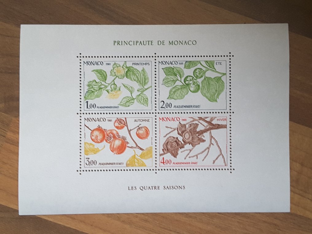 Monaco 1981/1985 - 5 full years with airmail, sheetlet blocks, pre-stamped items, and tax stamps. - Yvert 1264 à 1509 sans non émis, PA 100 à 104, BF 19, 22, 25, 28, 30, préo 70 à 89, taxe 71 à 82 #2.1