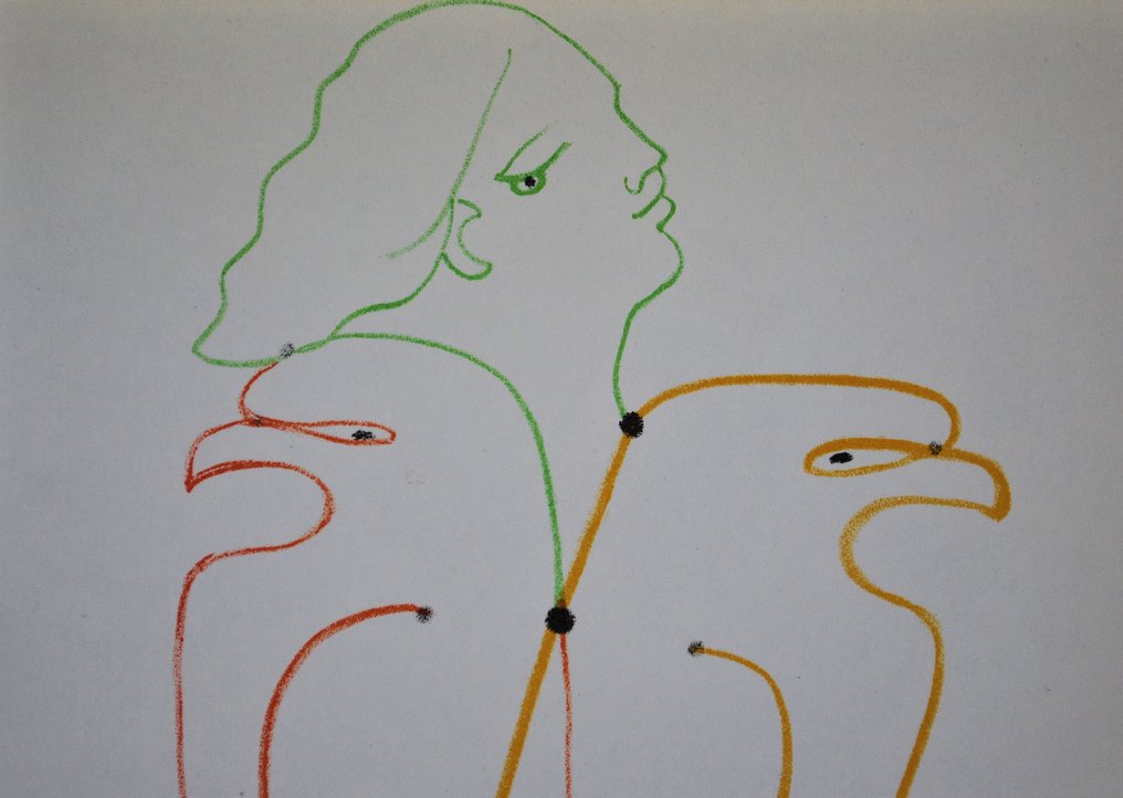 Jean Cocteau (1889-1963) - Les deux aigles #1.0