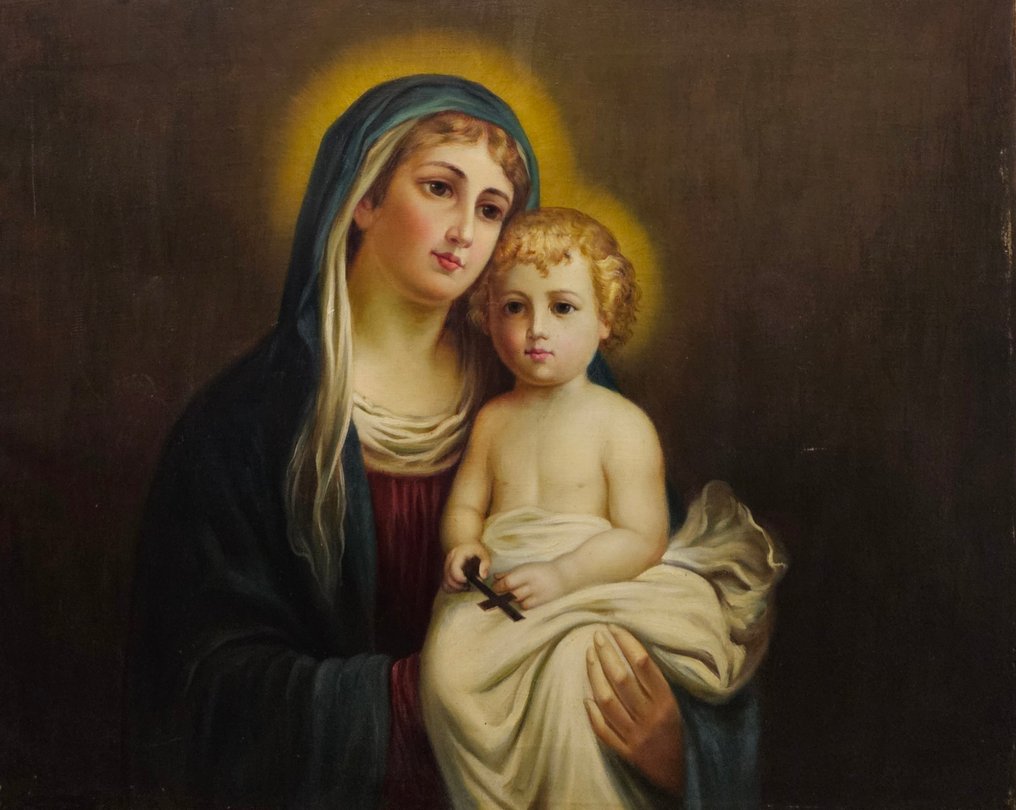 European school (XIX), After - Madonna mit Kind - NO RESERVE #1.0