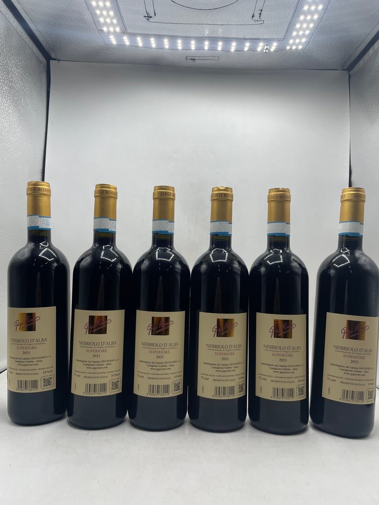 2021 Gigi Rosso Nebbiolo d'Alba Superiore - Piedmont DOC - 6 Pullot (0.7 L) #2.1