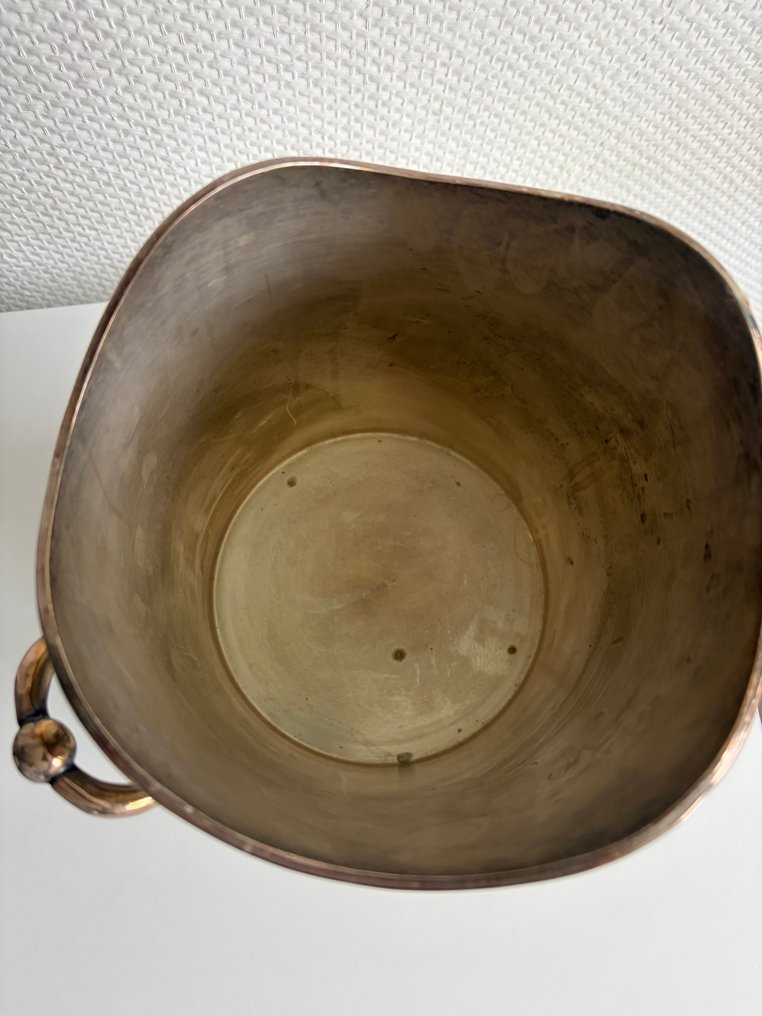 Louis Roederer - Seau à Champagne Louis Roederer de Luxe – Logo Monogramme et Base Striée – Made in India - Samppanjan jäähdytin - Metalli, Hopeoitu #2.1