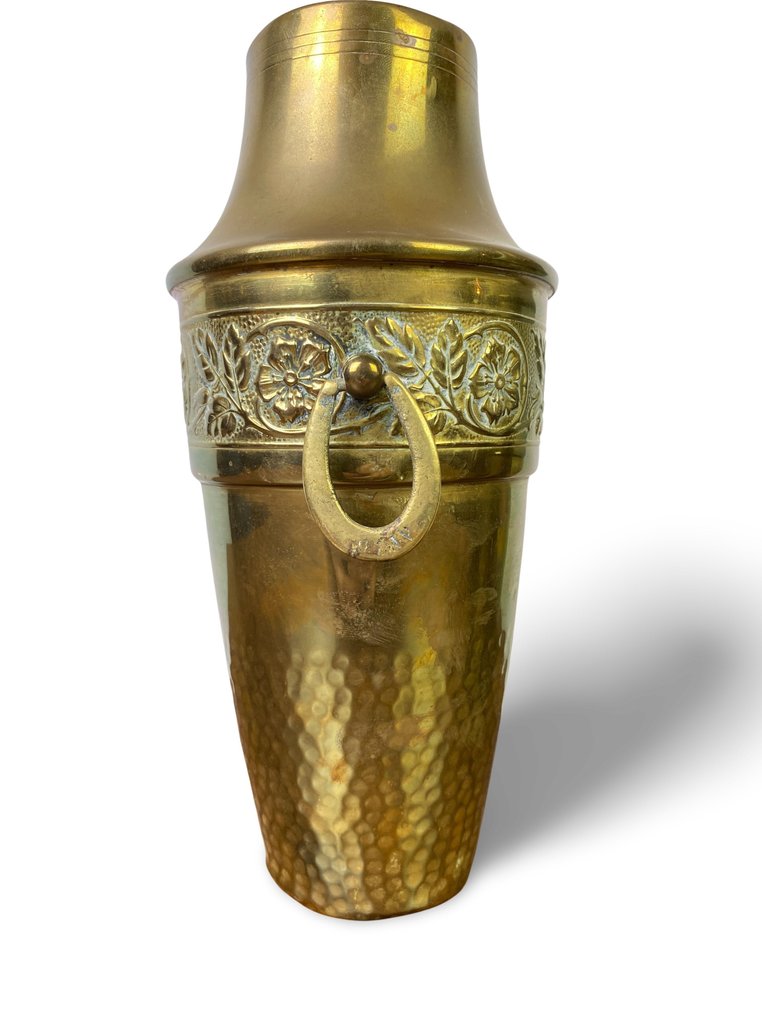 Maljakko (2) - Kullattu messinki - Korkeus 26 cm #2.1