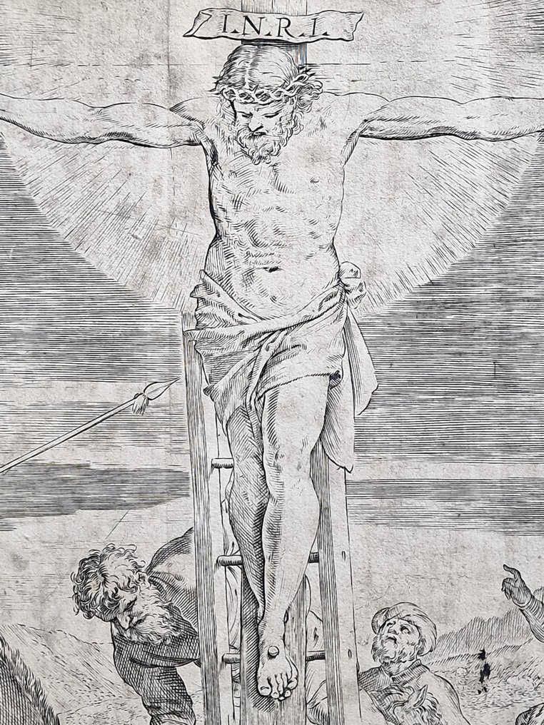 Agostino Carracci (1557-1602), after Tintoretto - The Crucifixion #1.0