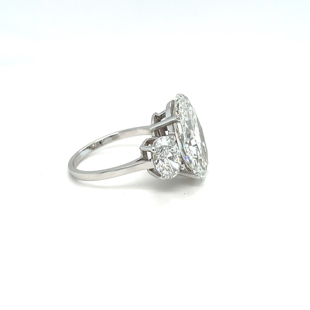 Gyűrű - 14 kt. Fehér arany - 10.11ct. tw. Gyémánt (Laboratóriumban előállított) - Gyémánt #3.2