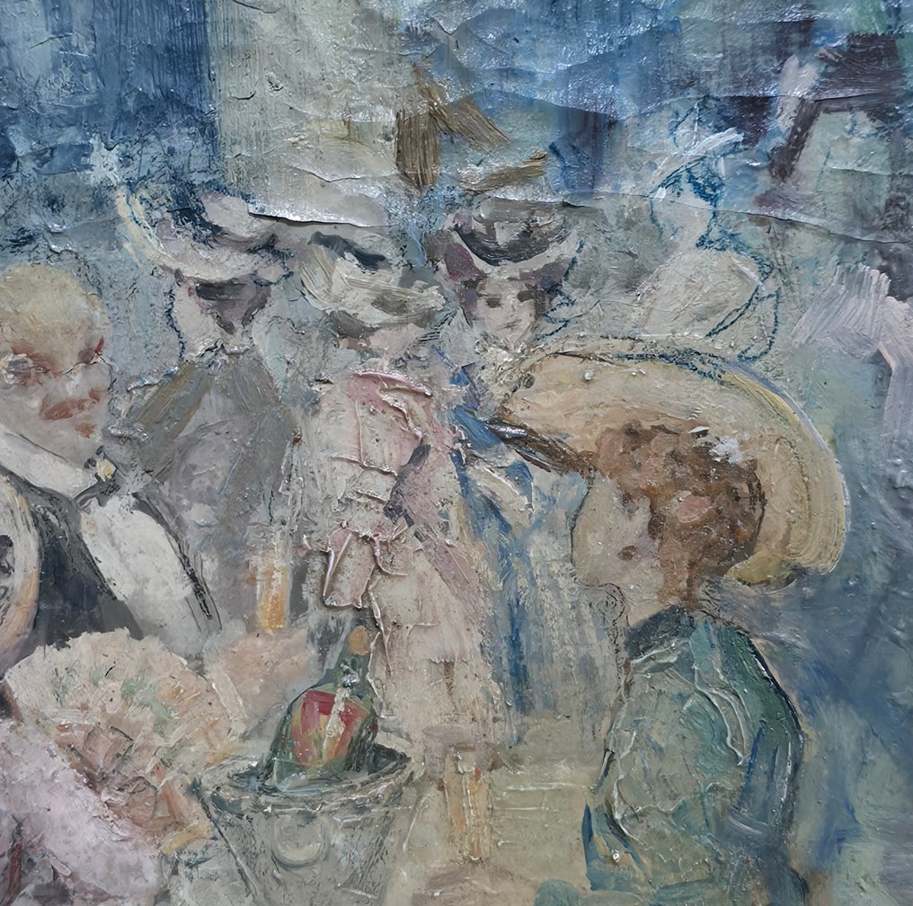 Pietro Scoppetta (1863-1920), Attrib. - Interno di caffè parigino #4.3