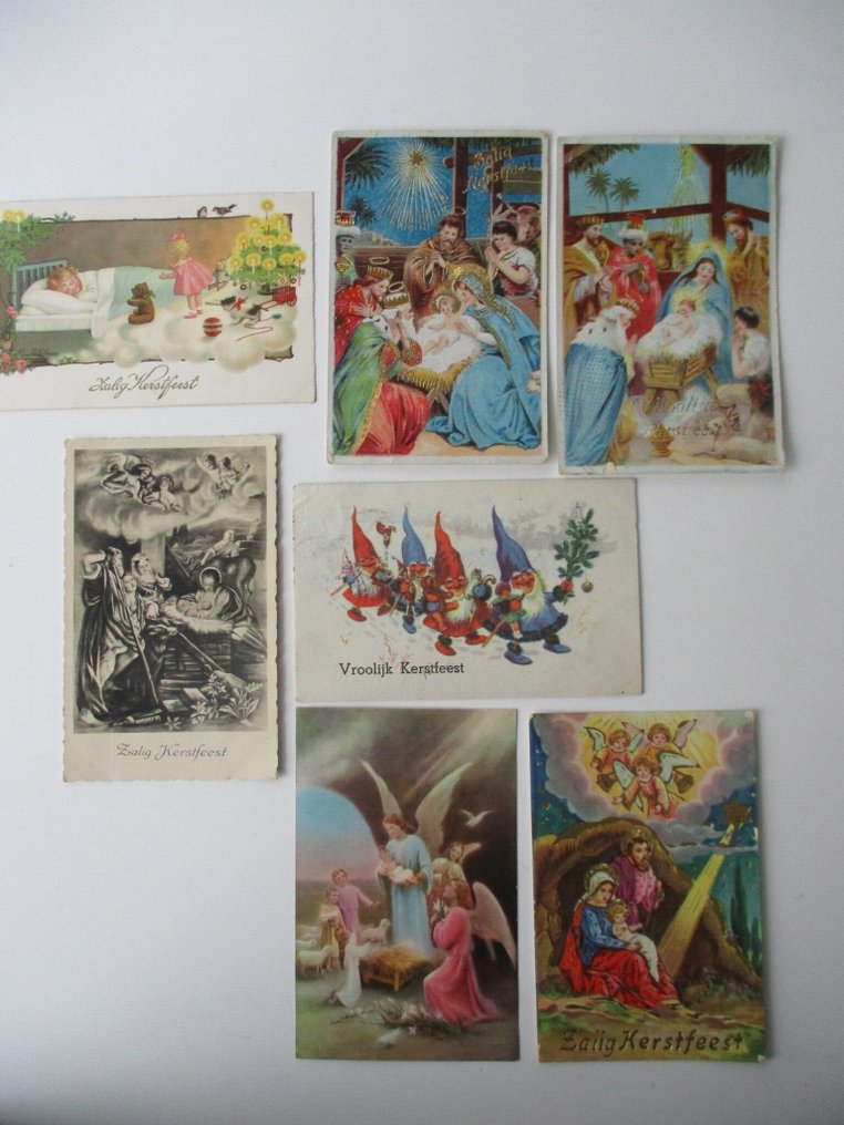 Alankomaat - Joulu, Uudenvuoden vaihtuminen - Joulukortit ja uudenvuodenkortit - Postikortti (94) - 1921-1944 #2.1