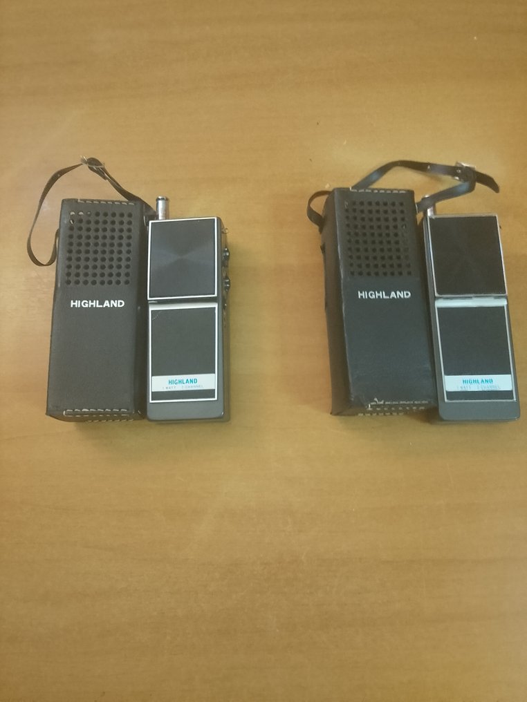 Hightland - HP 365 - Par af 27 MHz 2-kanals bærbare transceivere. Sæt lydudstyr - Flere modeller #1.0
