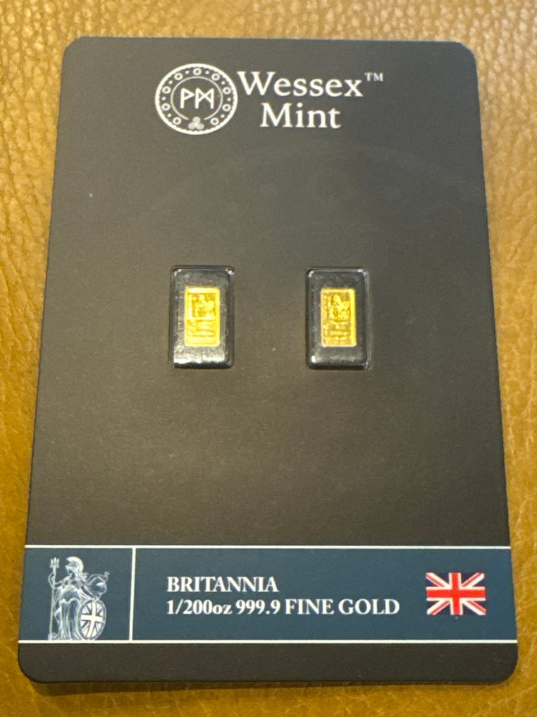 World. Britannia 2 x 1/200 Oz (.999) mit CoA (No Reserve Price) #1.0