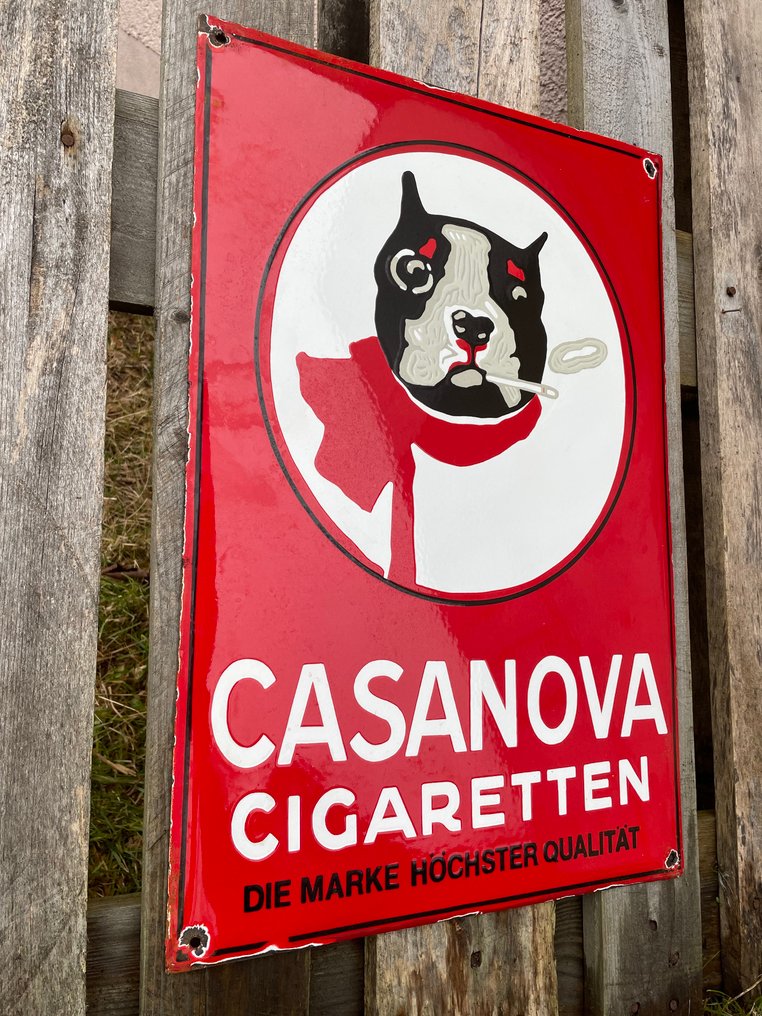 琺瑯標誌牌 - CASANOVA 香烟电子广告牌 - 广告香烟 - 瑪瑙 #3.2