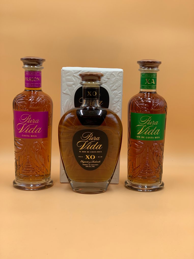 Pura Vida - XO, XA + Pasión  - 70cl - 3 bottiglie #1.0