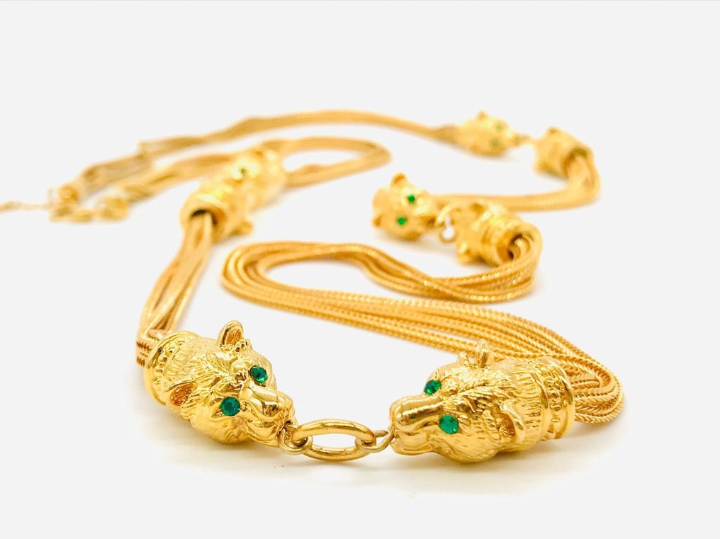 Camrose y Kross chapados en oro de 24 kt - Collar #1.0