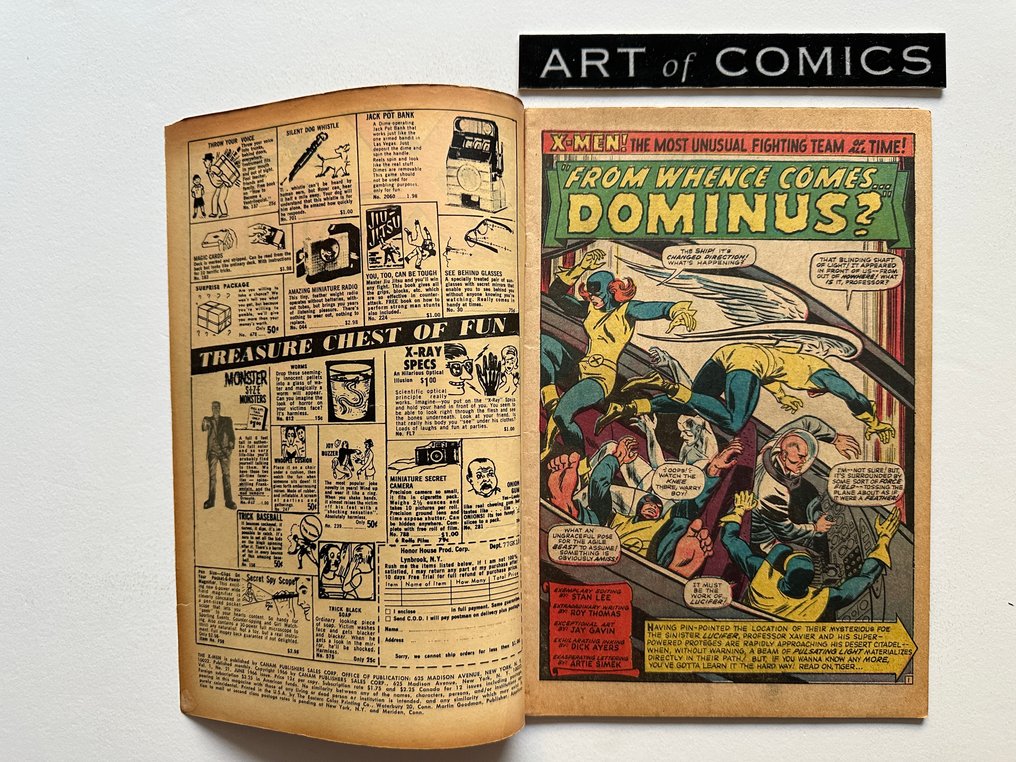 X-Men #21 - Lucifer Appearance - 1 Comic - First edition - 1966 #3.2