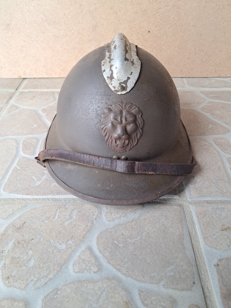比利时 - 陆军/步兵 - 军用头盔 - Adrian Mle 1931 #1.0