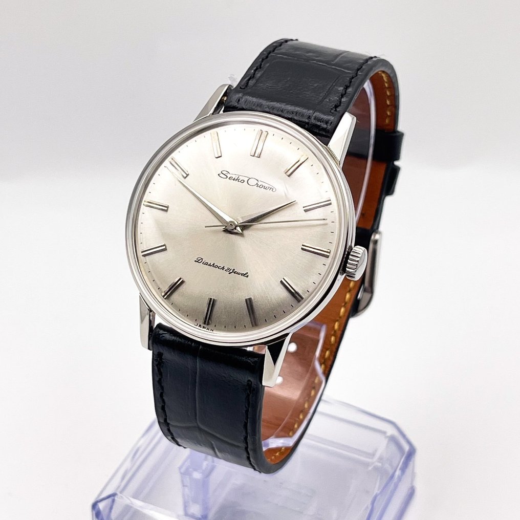 Seiko - Crown 精律 (Seiritsu) – Precision Rhythm - No reserve price - 15013ED - Men - 1964 #1.0