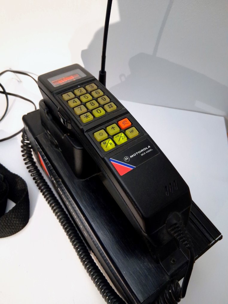 Motorola, Radiocom 2000 - Analog telefon - MCR 4500XL - Plast - Sjeldent, funksjonelt vintage #4.3