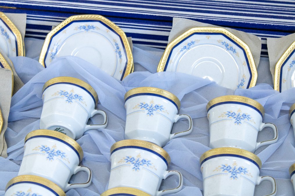 Winterling Marktleuthen - 整套咖啡杯具 - decori floreali e in oro - 瓷器 - Bavaria #3.2