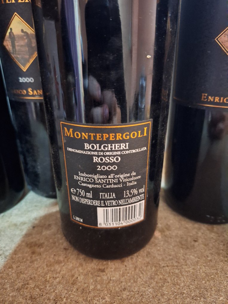 2000 Enrico Santini, Montepergoli - Bolgheri - 6 Bottles (0.75L) #2.1